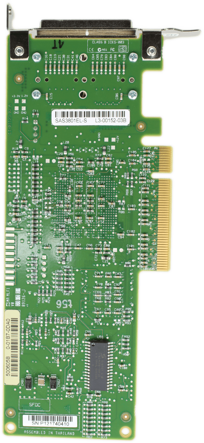 LSI - Sun SAS3801EL-S Dual Port 3 Gb SAS Server Adapter PCIe x8 - 375-3487-05 | 9822 (image 5 of 6)