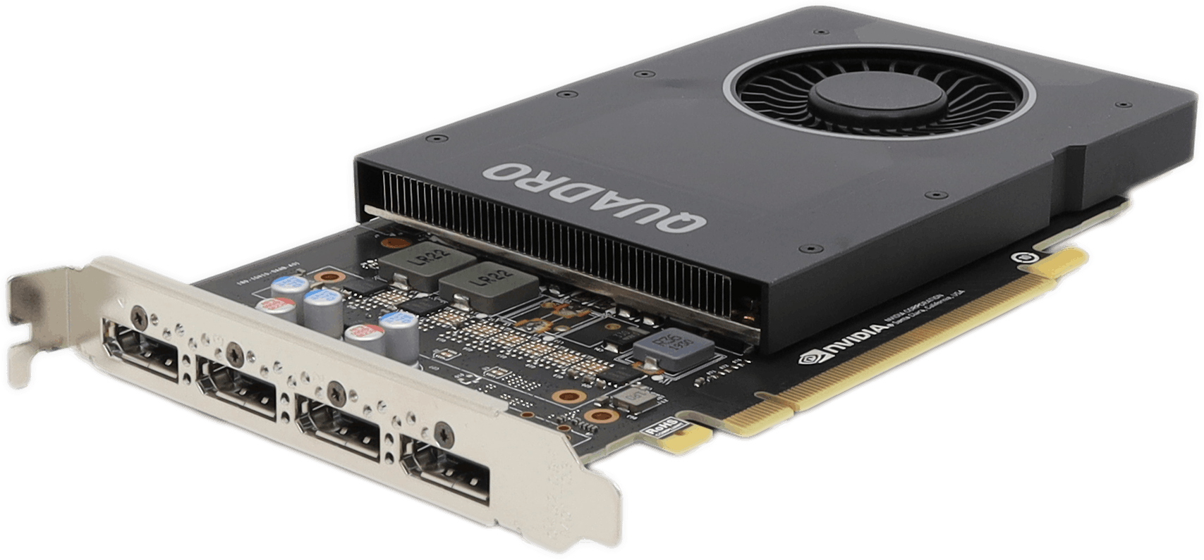 Nvidia Quadro P2000 - 5GB GDDR5 PCIe3x16 1024 CUDA 75W 4x DP - S26361-D3000-V204 | 10547 (Bild 2 von 6)