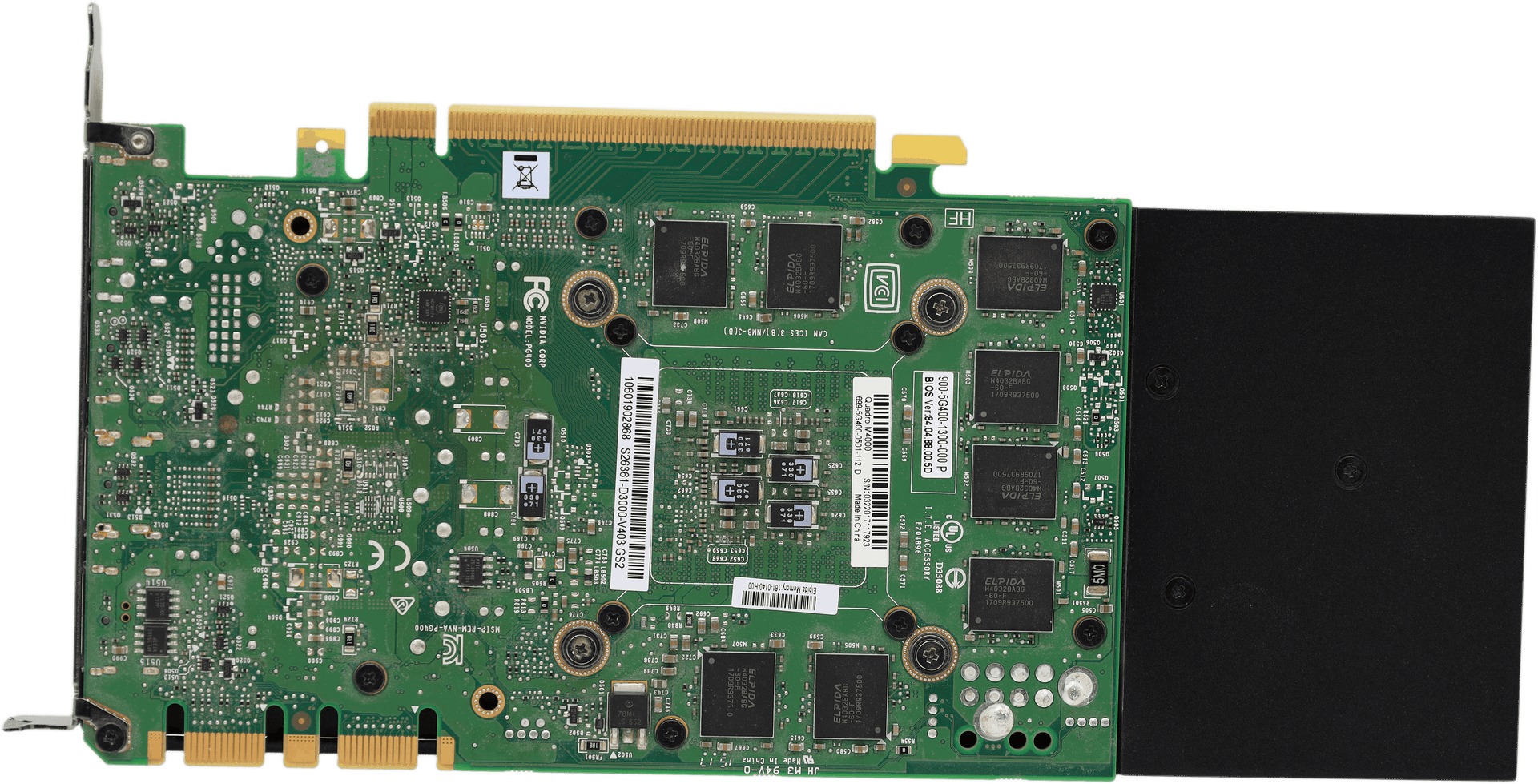 Nvidia Fujitsu Quadro M4000 - 8GB GDDR5 PCIe3x16 1664 CUDA S26361-D3000-V403 GS2 | 10533 (Bild 5 von 6)