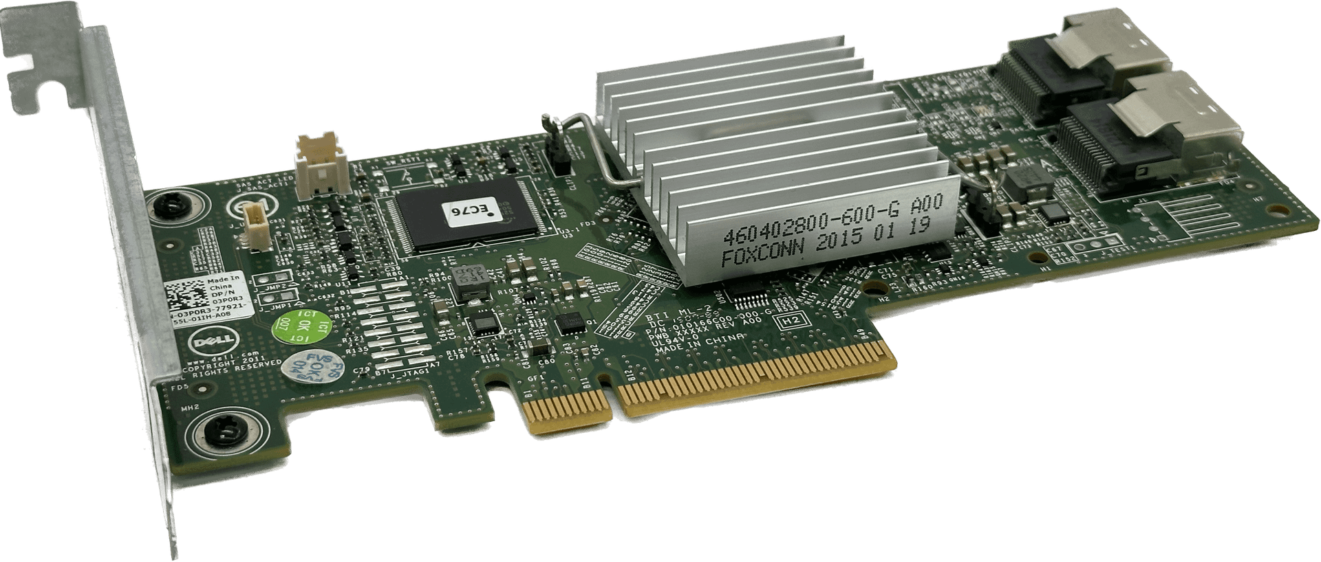 DELL PERC H310 | 6Gb/s SAS SATA HBA RAID Controller LSISAS2008 | 03POR3 0DJXF7 | 702 (Bild 7 von 9)