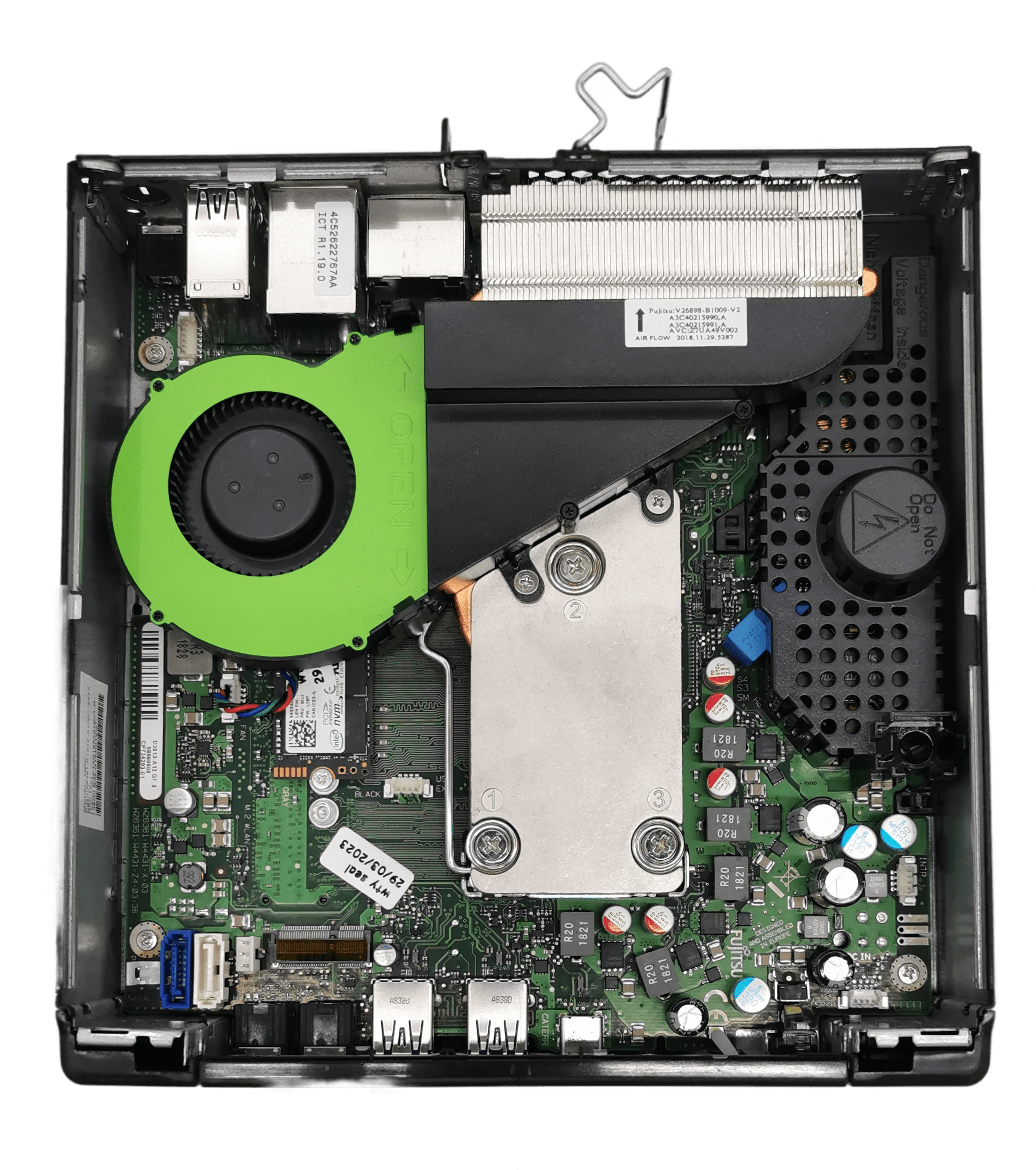 Fujitsu Esprimo Q957 Mini PC | Intel i5-7500T | 8GB RAM | 256 M.2 SSD | Win10 | 385 (Bild 6 von 7)