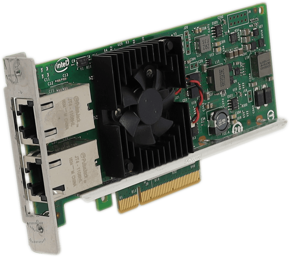 Dell Intel X540-T2 Dual Port 10GbE RJ-45 CNA ohne Bracket / Profile - 0K7H46 | 10689