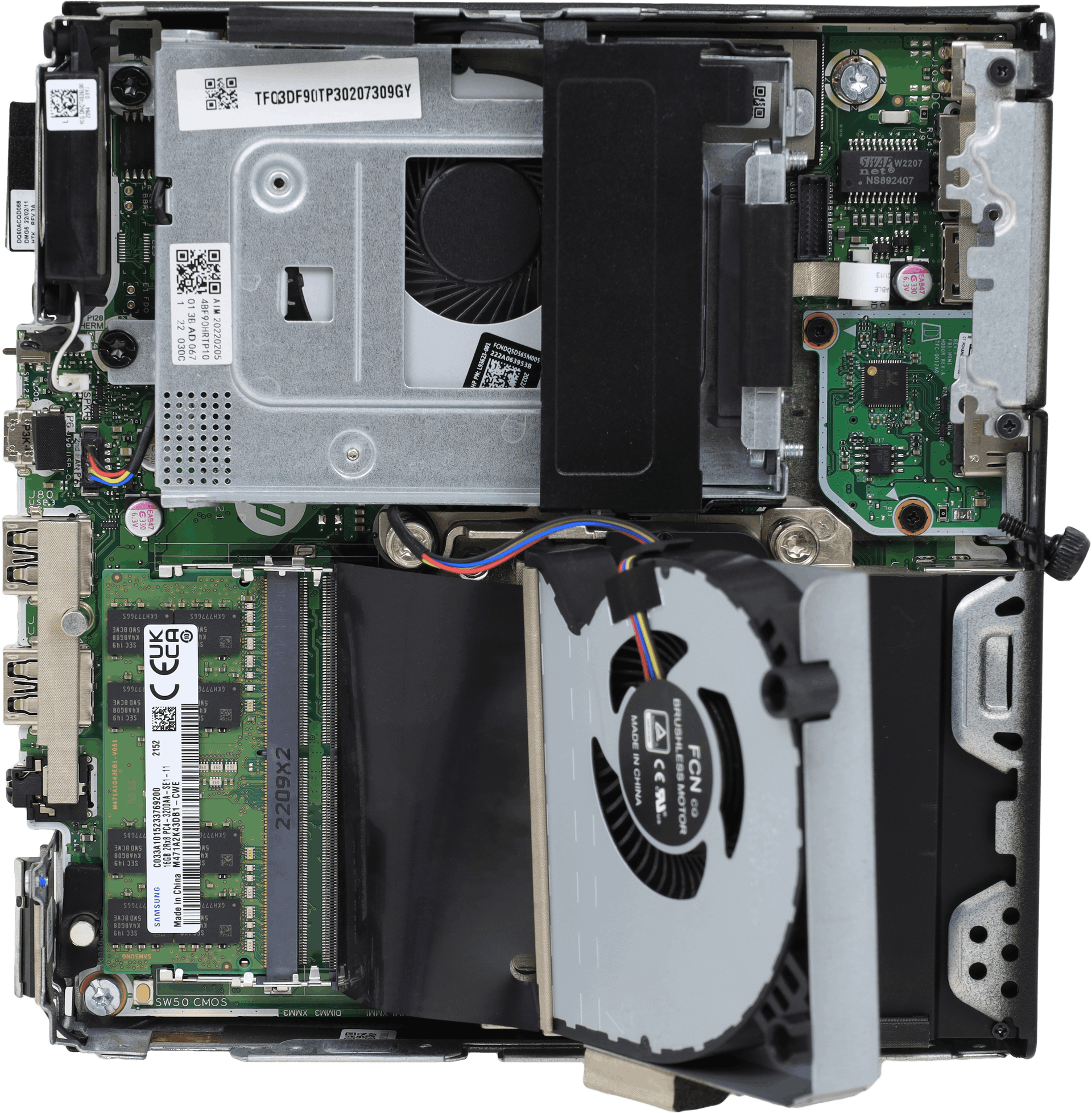 HP EliteDesk 805 G8 Mini PC - Ryzen 5 PRO 5650G 16GB DDR4 512GB NVMe WiFi + PSU | 10627 (Bild 6 von 6)