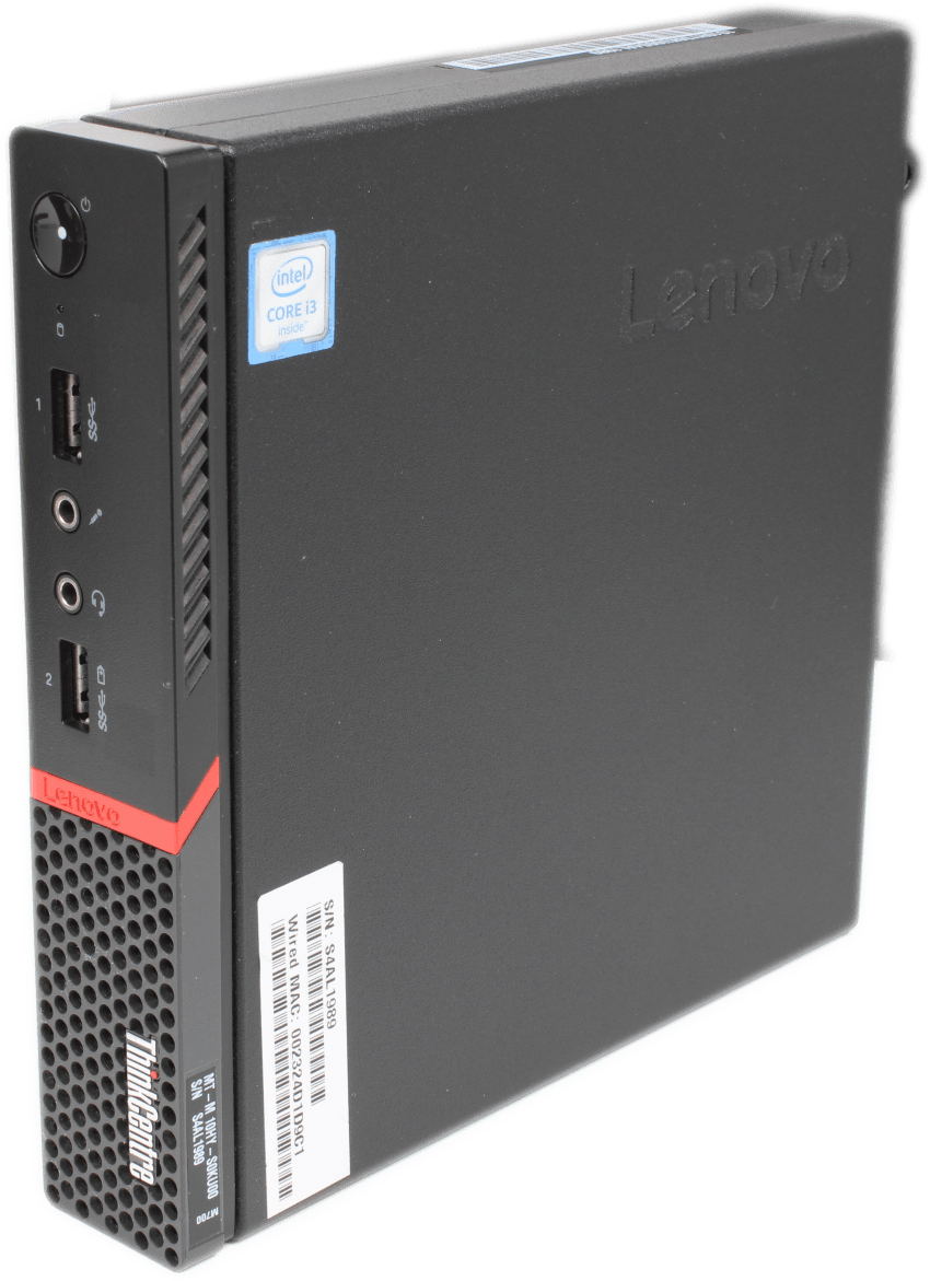 Lenovo ThinkCentre M700 | i3-6100T 3.1GHz 4GB DDR4 RAM 128GB SSD Win10 + PSU | 9392 (Bild 1 von 7)