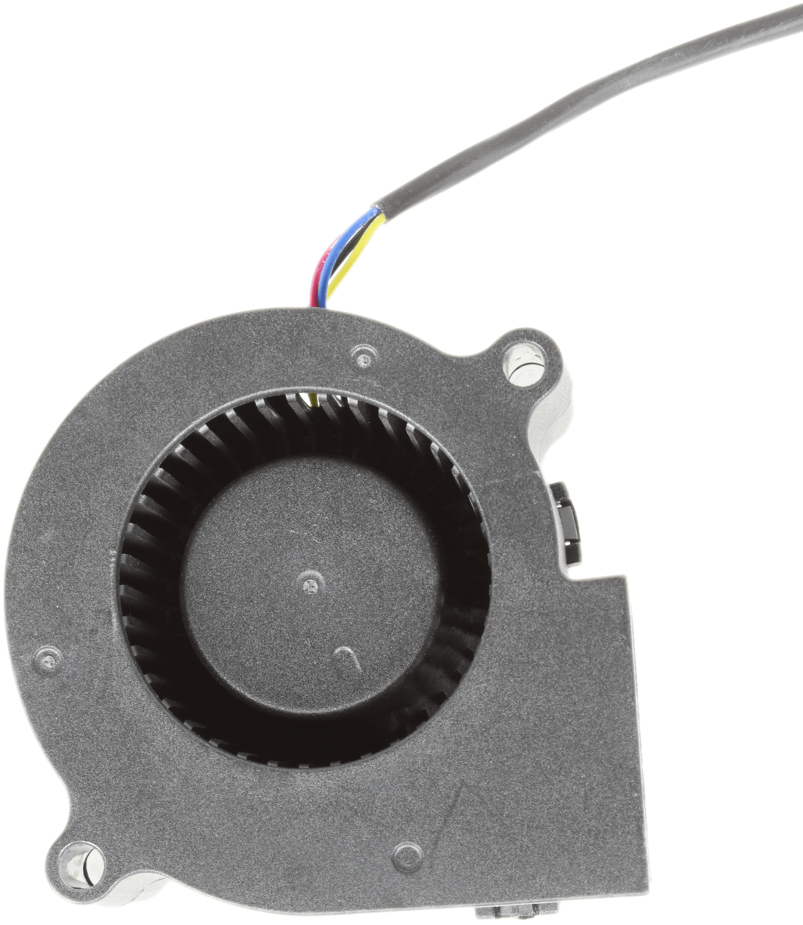 HXH - 60x60x28mm 4-pin Lüfter Fan 12V PWM 4000 RPM - HBB0612MB + Schrauben | 9964 — Draufsicht (Bild 5 von 6)