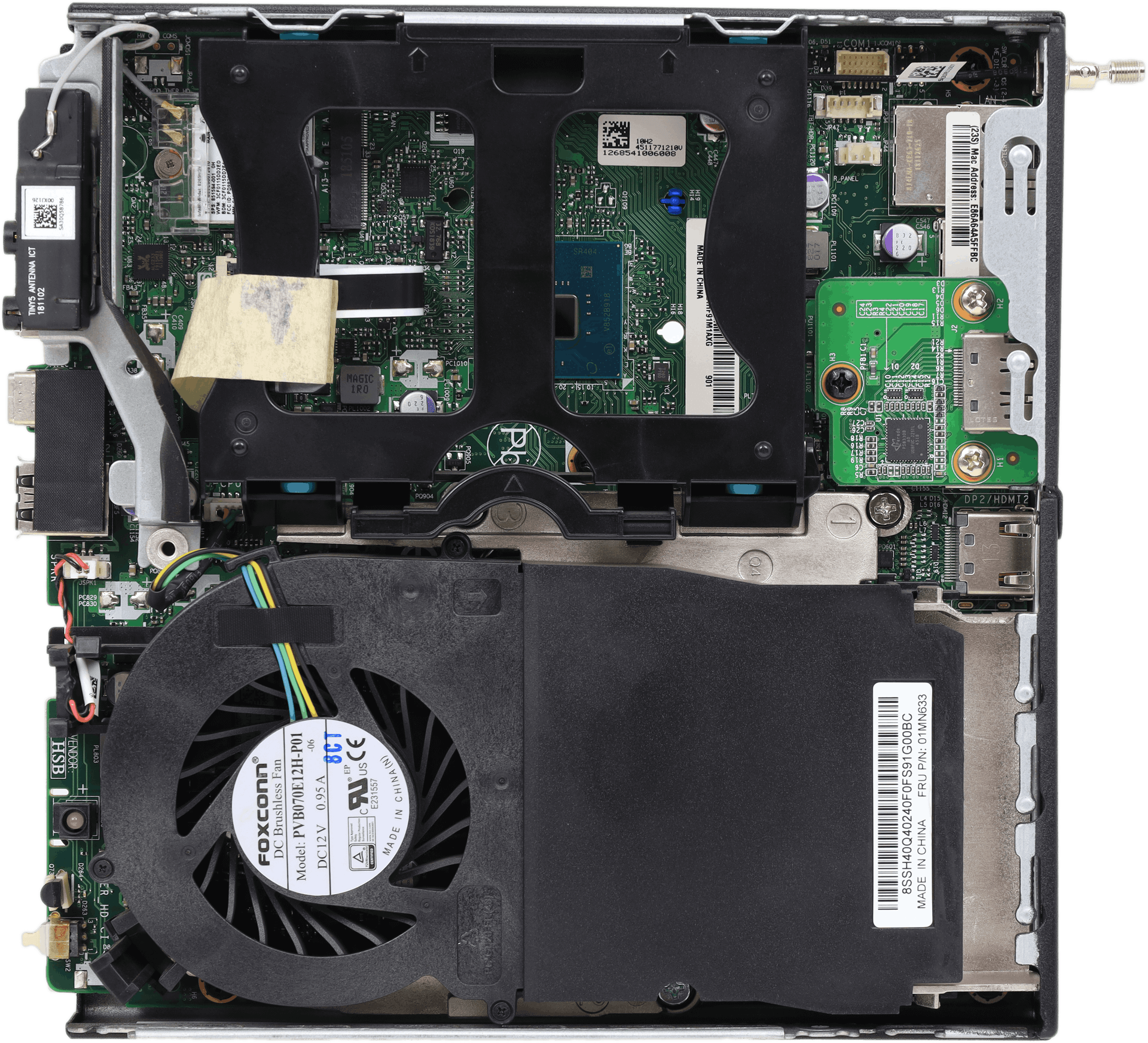 Lenovo ThinkCentre M920q Mini PC - Intel i5-8500T 16GB DDR4 256GB NVMe Win11 PSU | 10279 (Bild 5 von 7)