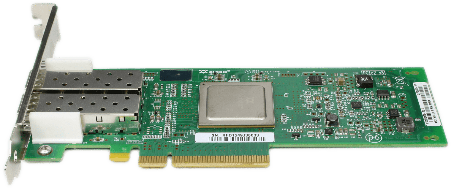 HP - QLogic Network Card QLE2562-HP Dual-Port 8Gb SFP+ PCIe2 x8 FP - AJ764-63002 | 9824 (Bild 3 von 8)