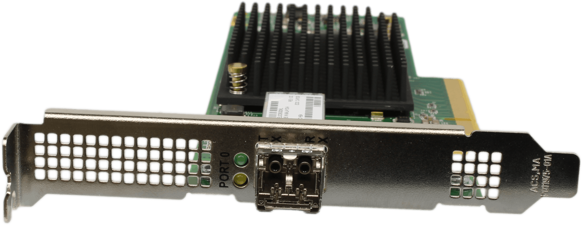 HPE SN1610E 32Gb 1-Port FC HBA + 32G SFP28 GBIC P9H30A PCIe4 x4 FP - R2J62-63001 | 10255 — Vorderansicht (Bild 3 von 6)