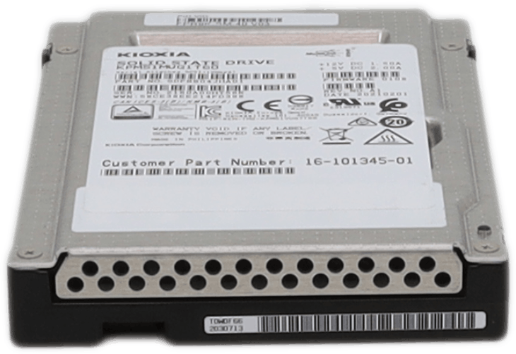 Kioxia KPM51MUG1T60 1,6 TB SSD - 2,5" SAS-3 12G - 16-101345-01 FPR9K-SM-40 V03 | 10535 (Bild 2 von 5)
