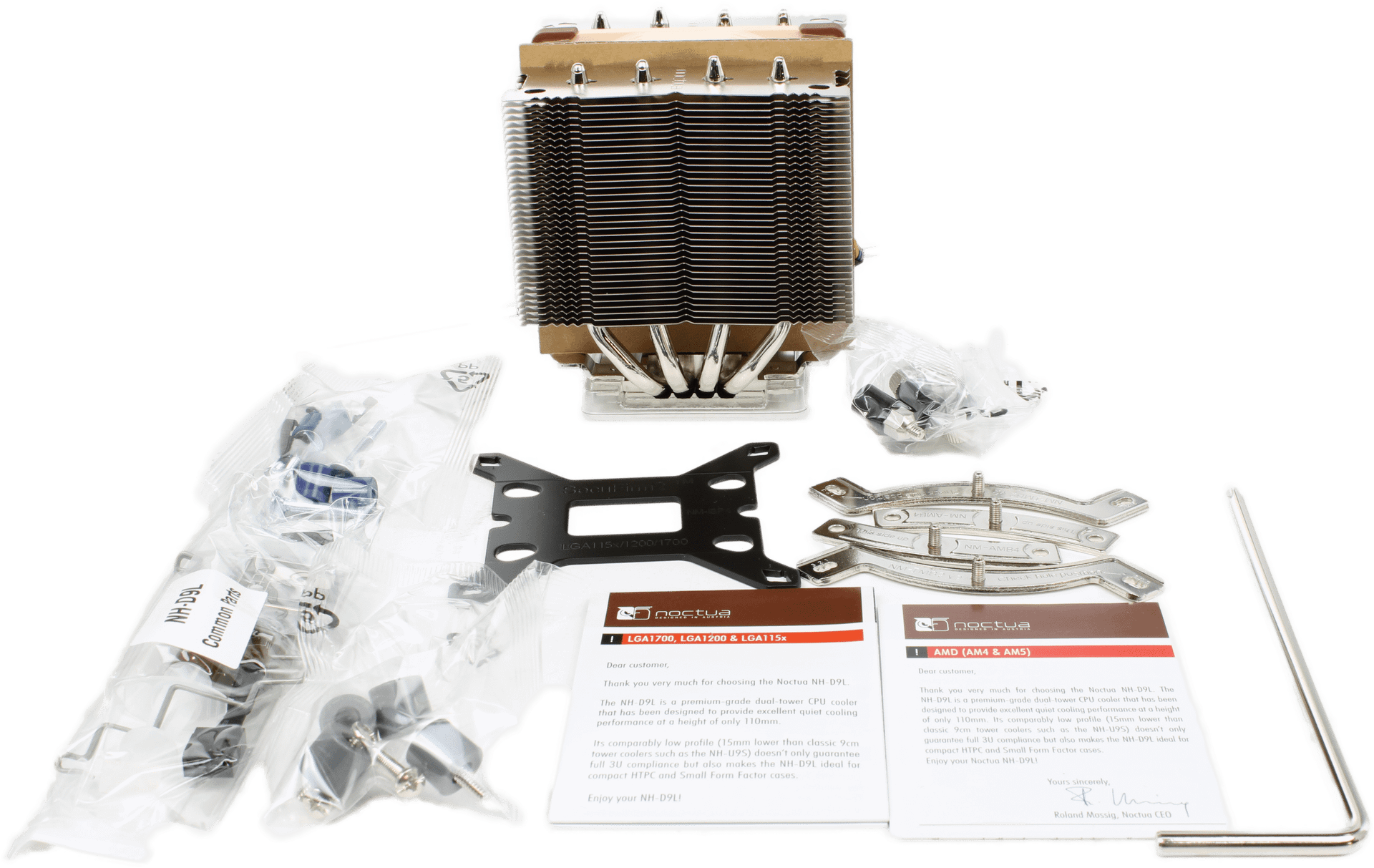 Noctua - NH-D9L CPU-Kühler mit NF-A9 92mm PWM Lüfter für AM4 AM5 und div. Intel | 9953 — Produktbild (Bild 2 von 6)