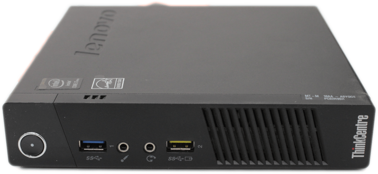 Lenovo ThinkCentre M93p Tiny PC - Intel i7-4785T 120GB - 10AAA0YQGE